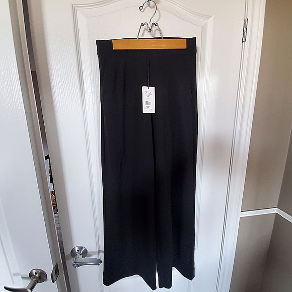 Halston Wide Leg Pants - XS Black - Picture 4 of 5